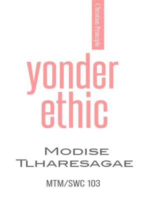 cover image of Yonder Ethic